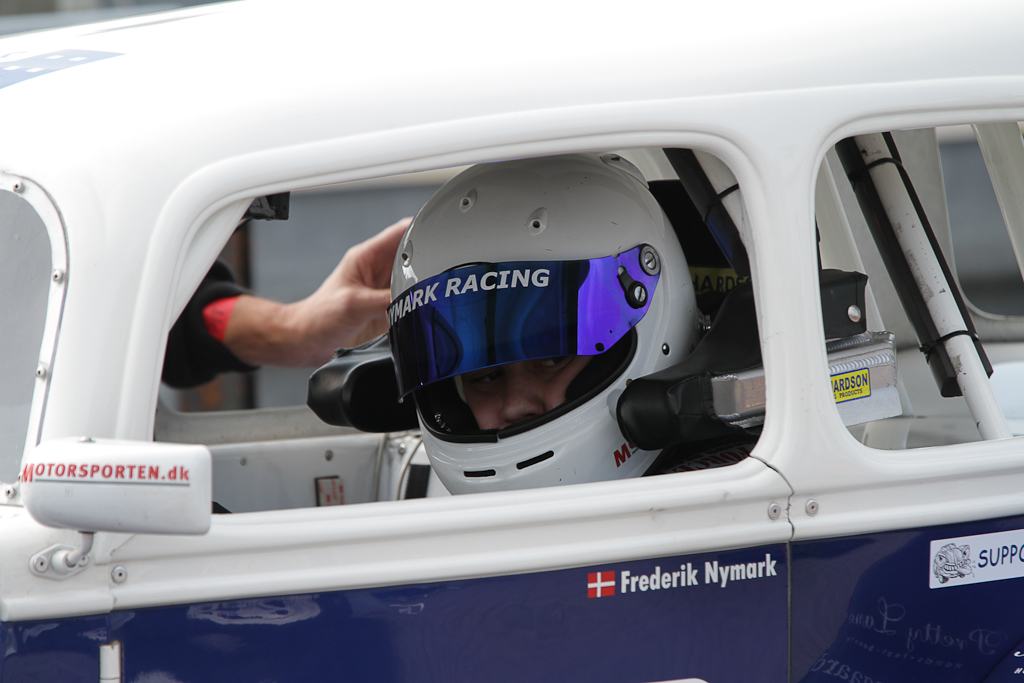 Frederik Nymark klar til løb.
(Foto: Motorsporten.dk)